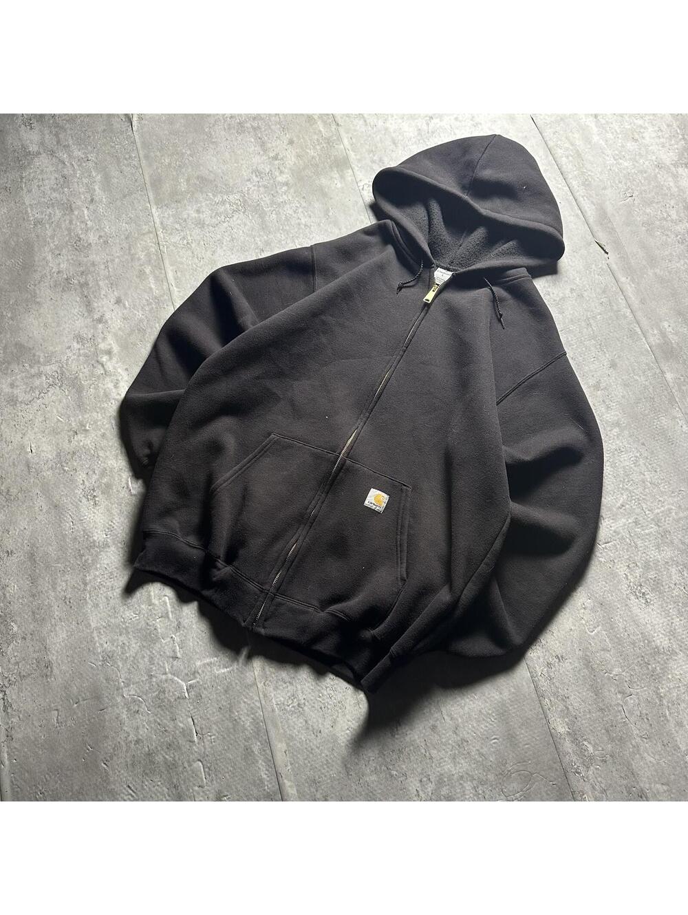 vintage 2000s Carhartt mens brown zipup size large